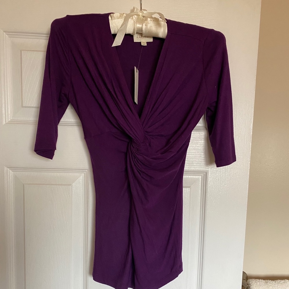NWT Anthropologie tee with knot detailing